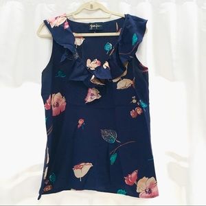 Yumi Kim silk floral blouse
